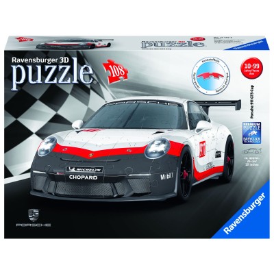 Puzzle 3D Porsche GT3 Cup 108 dílků