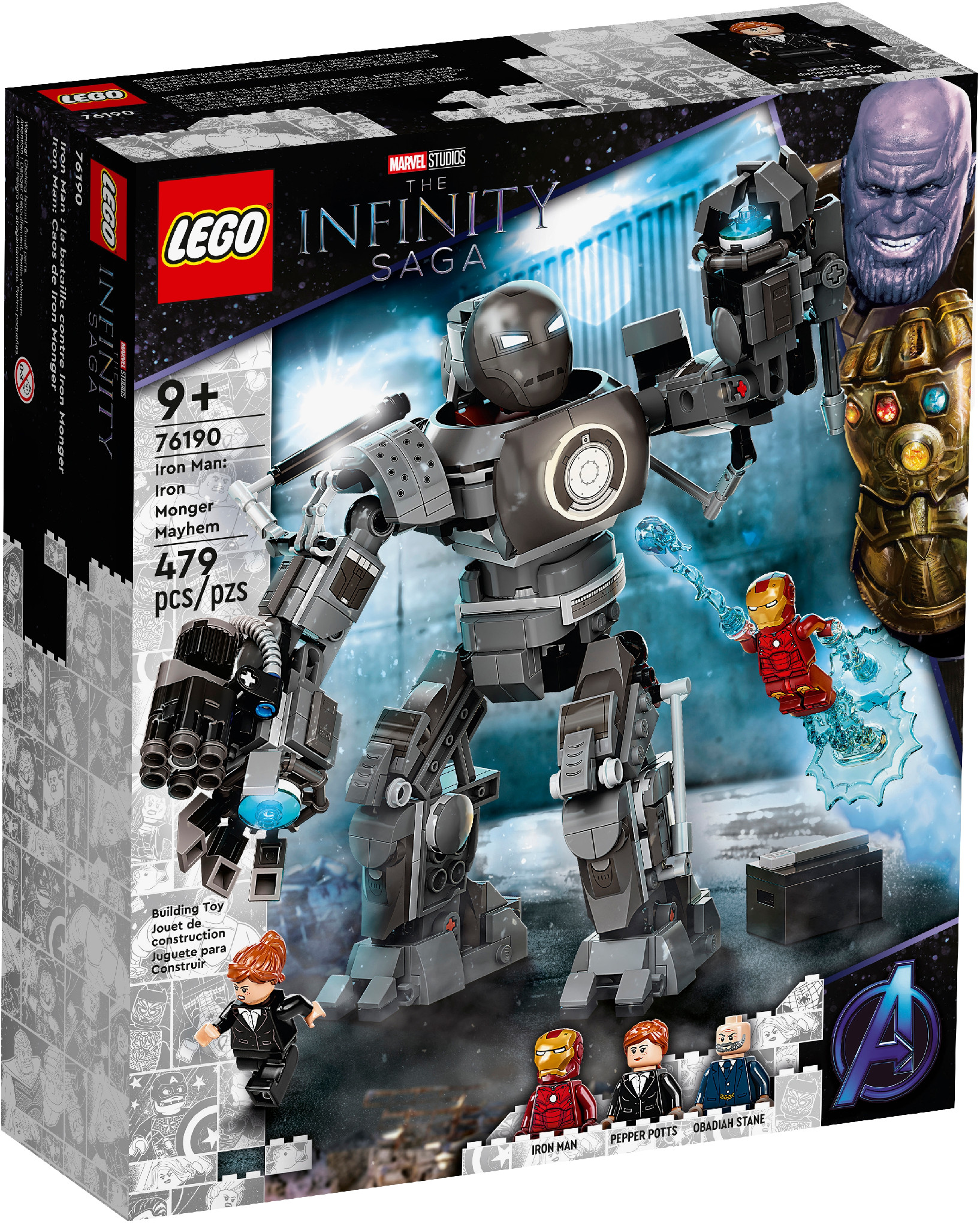 LEGO Iron Man: běsnění Iron Mongera 76190