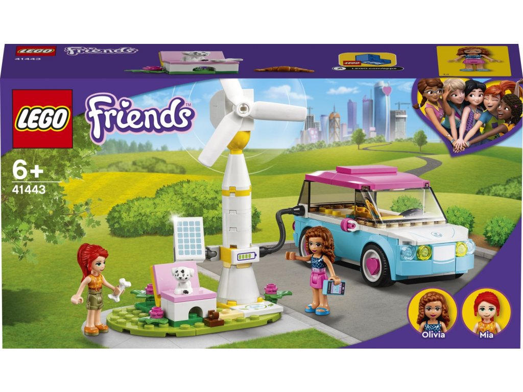 LEGO Olivia a její elektromobil 41443