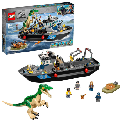 LEGO® Jurassic World™ 76942 Útěk baryonyxe z lodě