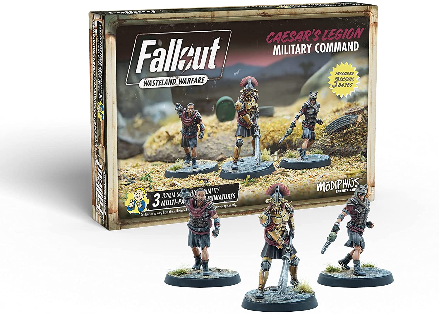 Modiphius Entertainment Fallout: Wasteland Warfare - Caeser's Legion: Military Command