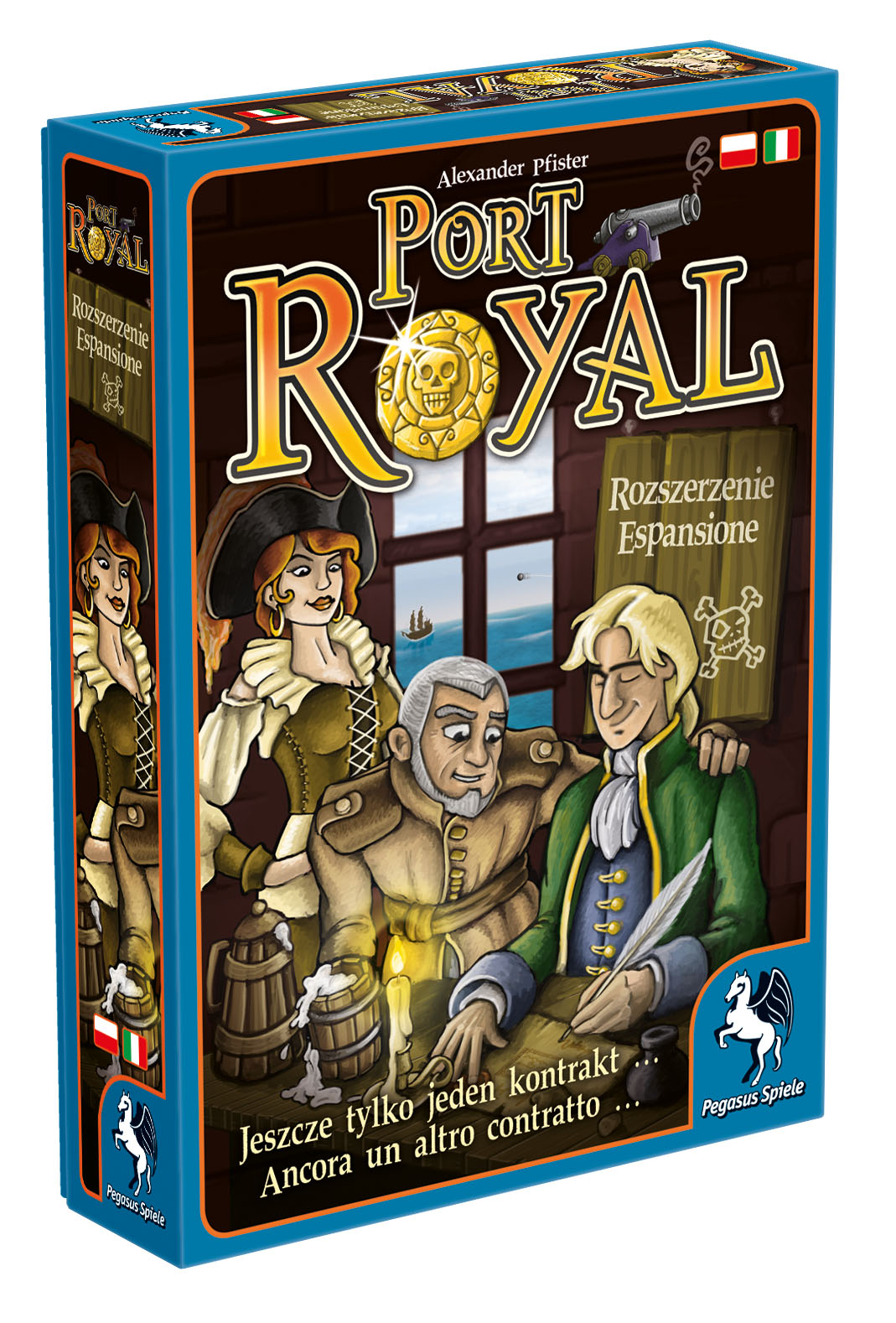 Pegasus Spiele Port Royal: Rozszerzenie/Espansione (polsky a italsky)