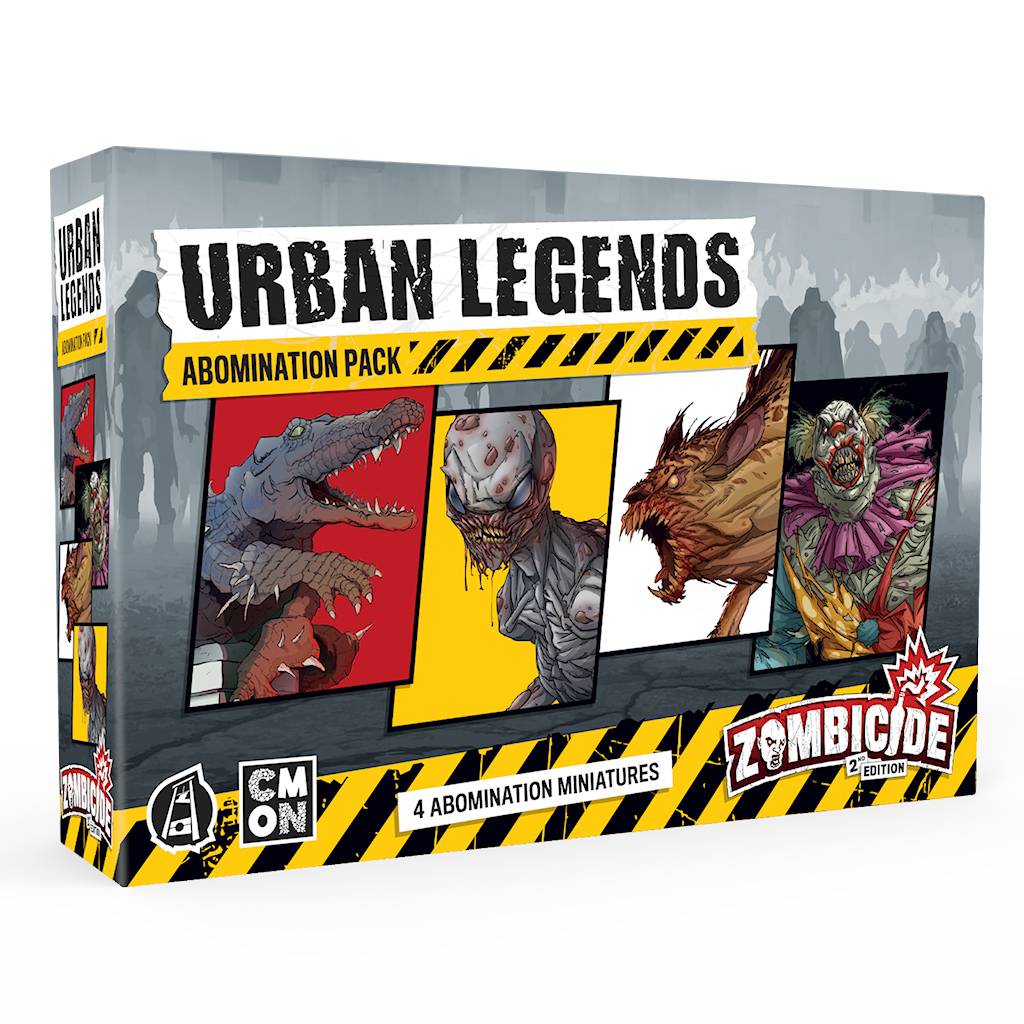 Asmodee DE Zombicide 2. Edition – Urban Legends - DE/EN/ES/FR/IT/PL/PT