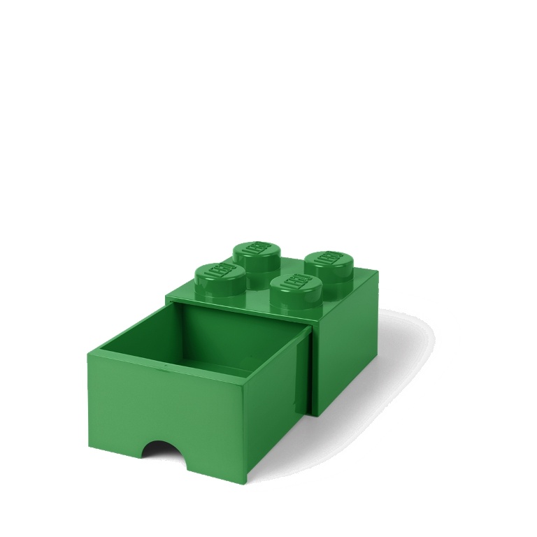 LEGO Storage LEGO úložný box 4 s šuplíkem Varianta: Box zelený (4 Knobs 4005)