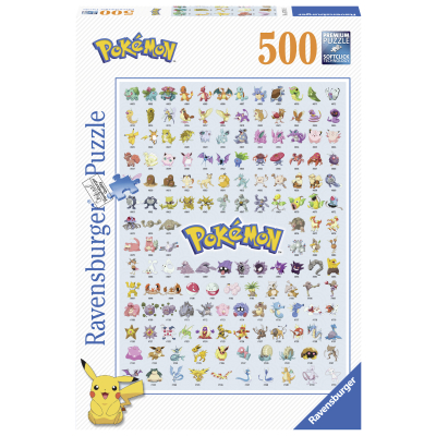 Puzzle Prvních 151 Pokémonů 500 dílků