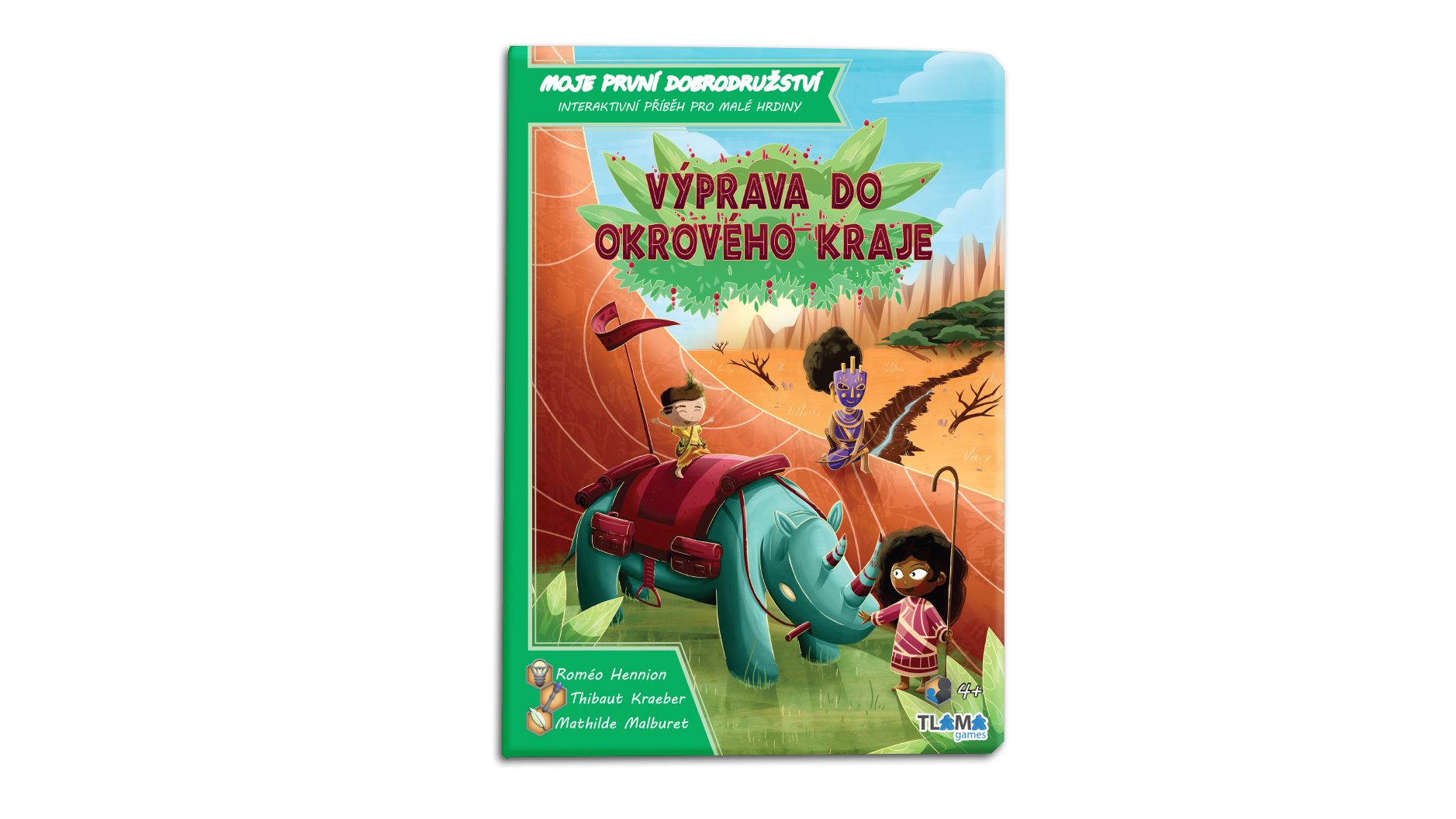 TLAMA games Moje první dobrodružství: Výprava do Okrového kraje (interaktivní příběhová kniha)