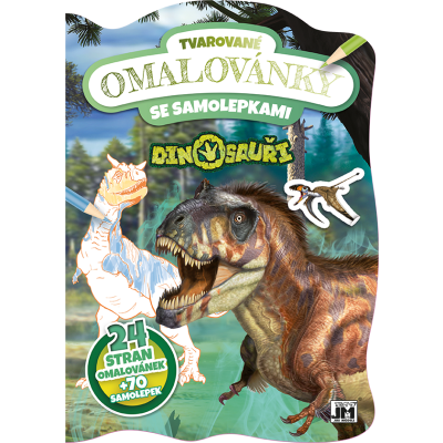 Tvarované omalovánky/ Dinosauři