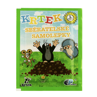 Krteček samolepky série 1 (5ks)