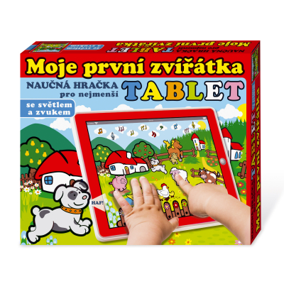 Tablet farma pro nejmenší Moje první zvířátka se světlem a z