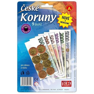 Wiky - České koruny - peníze