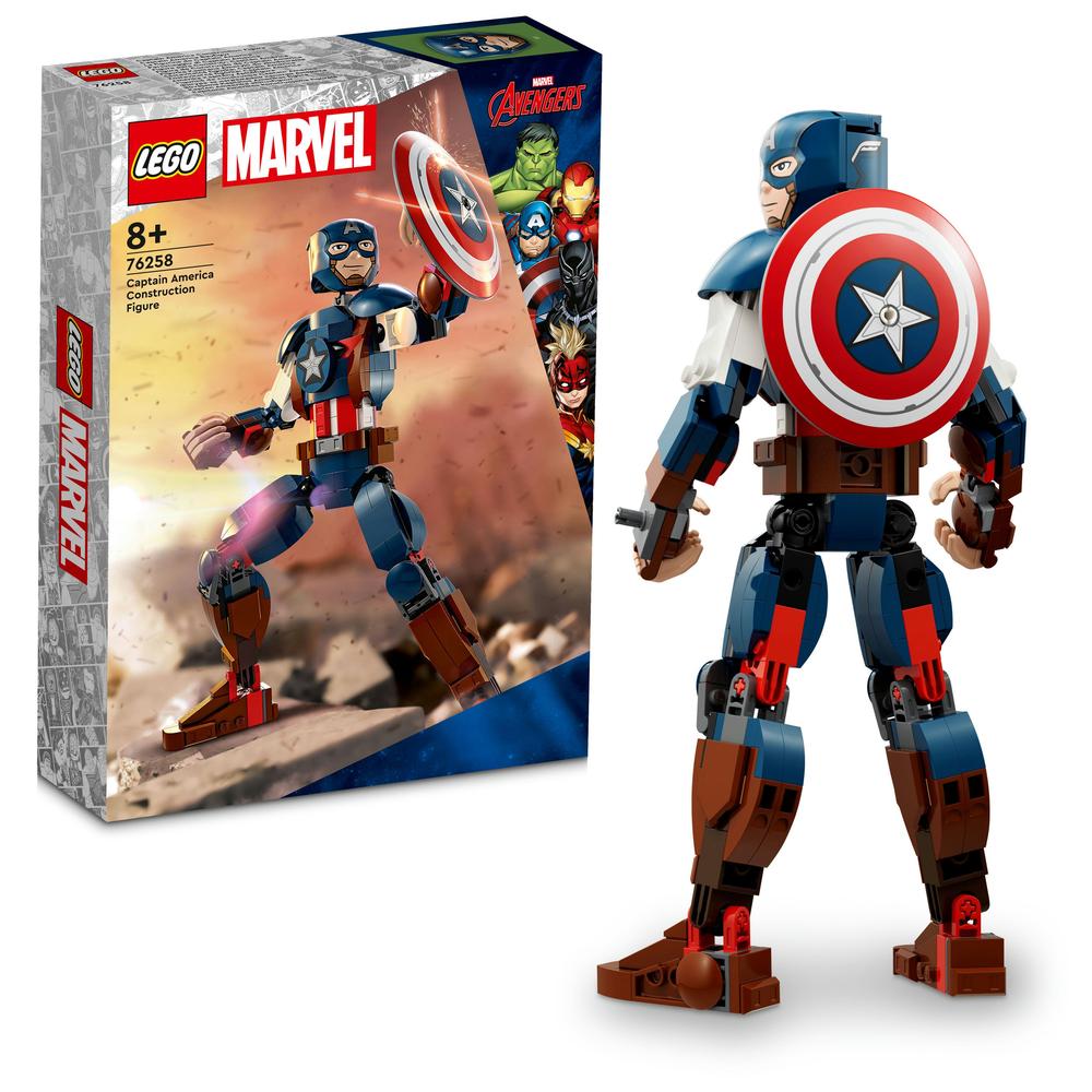 LEGO® Sestavitelná figurka: Captain America 76258