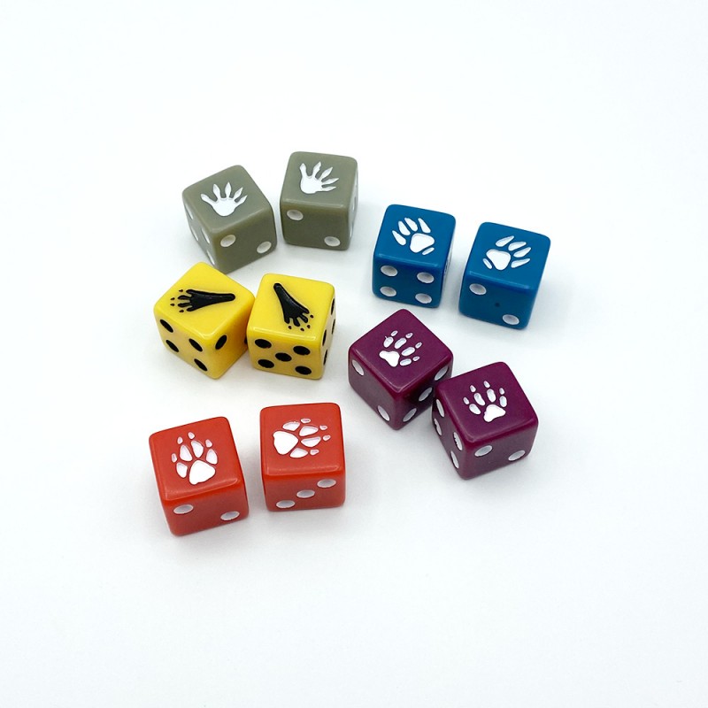 KTBG Creature Comforts - Custom Dice (Útulná doupata - sada kostek)