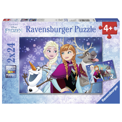 Puzzle Disney Ledové království 2x24 dílků