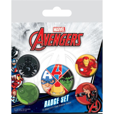 Set odznaků Avengers