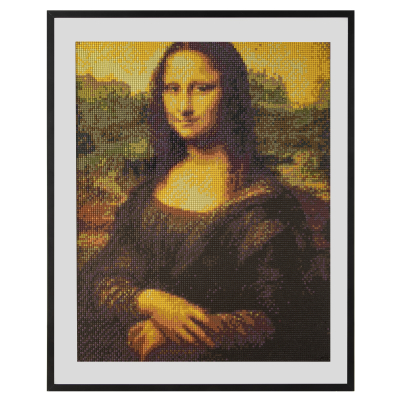 Malování pomocí kamínků Diamond - Mona Lisa 40x50 cm