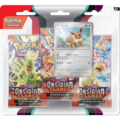 Pokémon TCG: SV03 Obsidian Flames - 3 Blister Booster