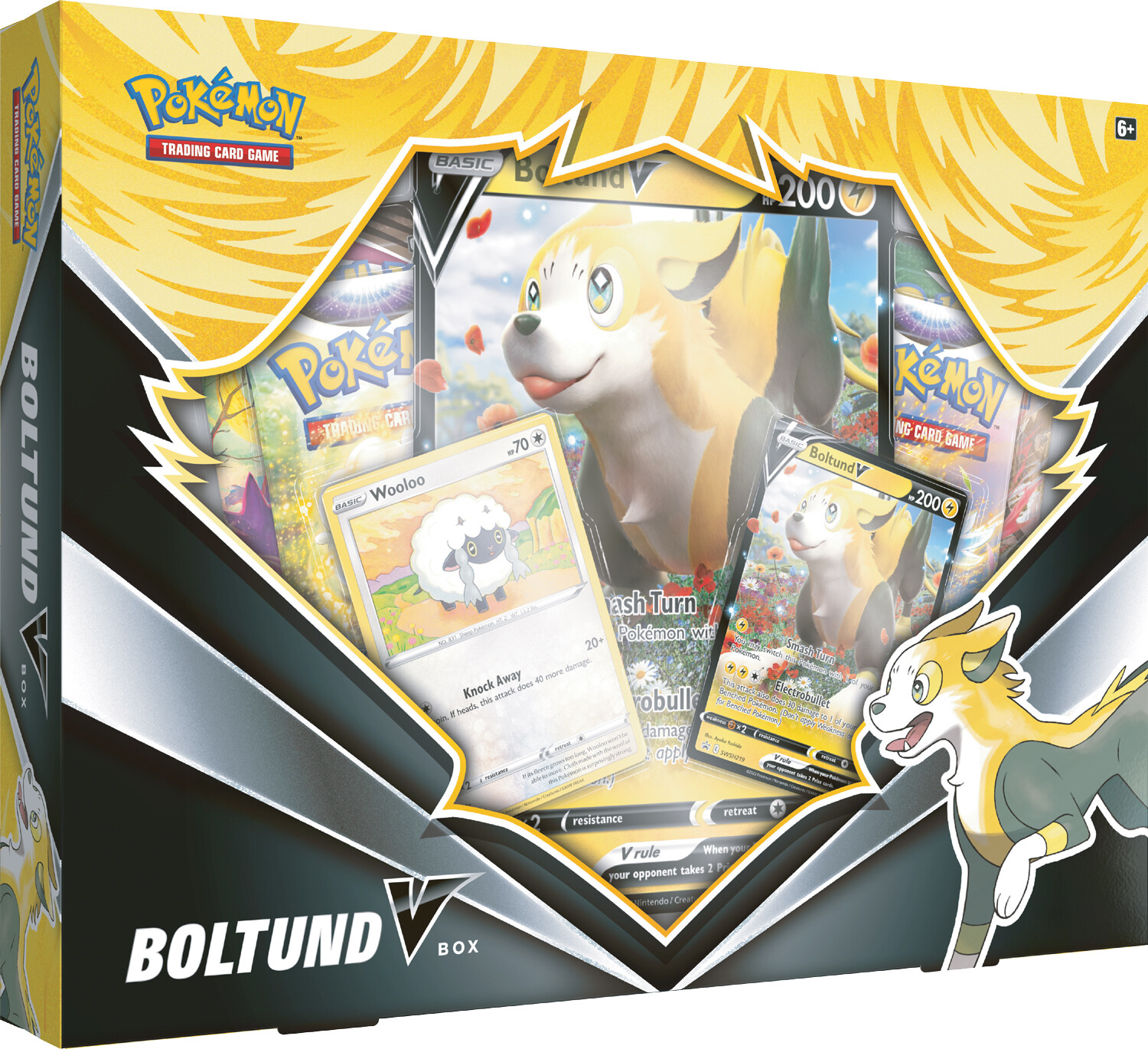 Nintendo Poškozené - Pokémon TCG: Boltund V Box