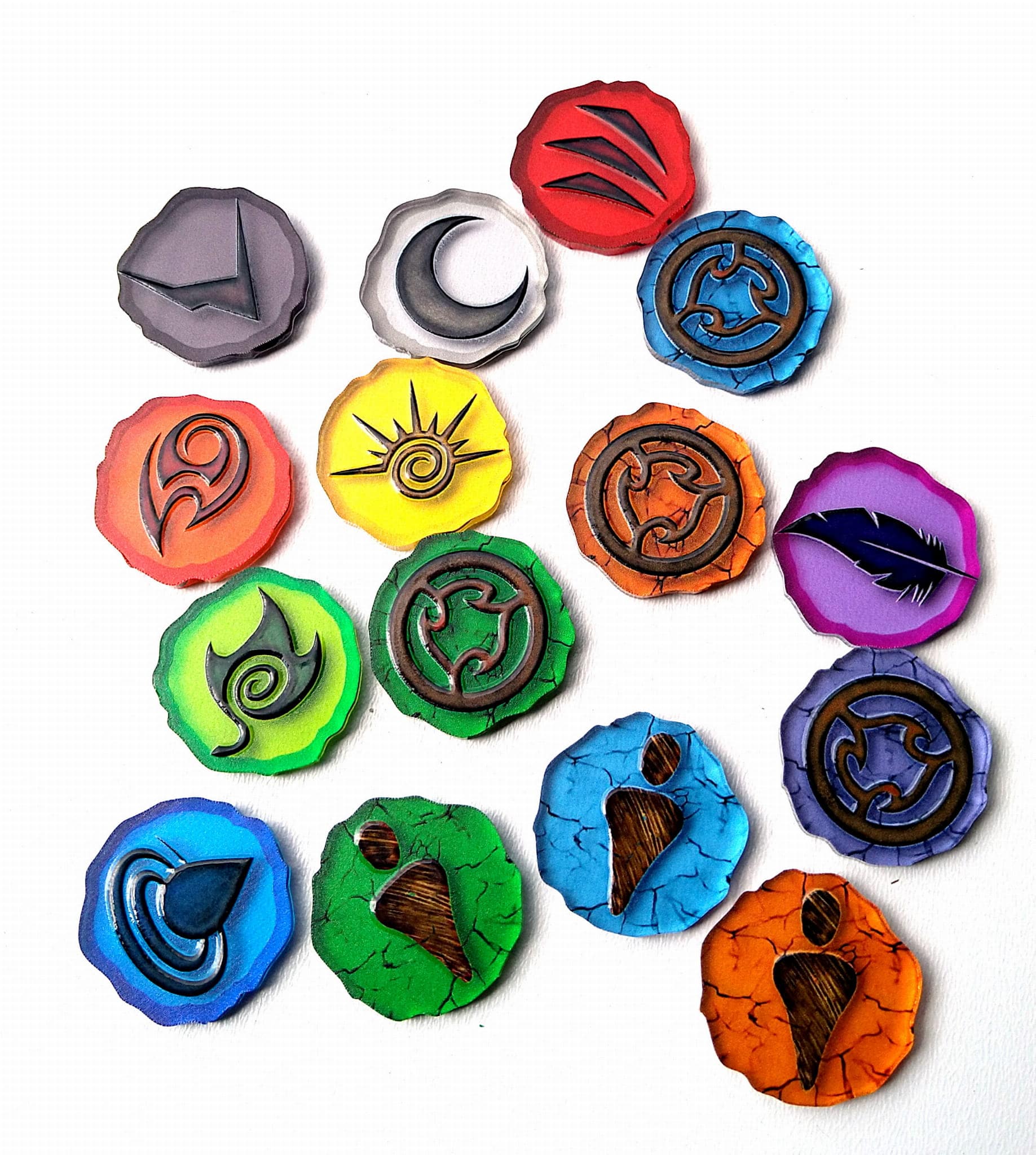 Poland Games Token and Markers: Spirit Island – Jagged Earth Token Set (ERA89285)