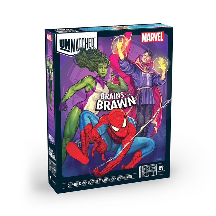 Restoration Games Unmatched Marvel: Brains & Brawn - EN