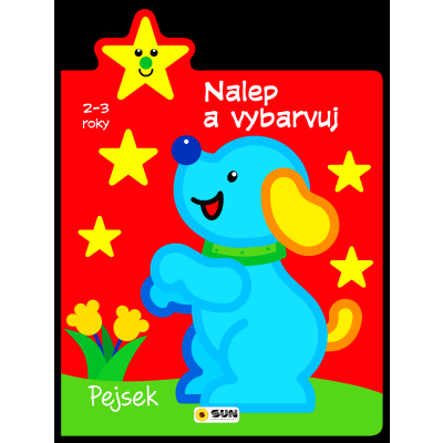 Nalep a vybarvuj - Pejsek  2-3 roky