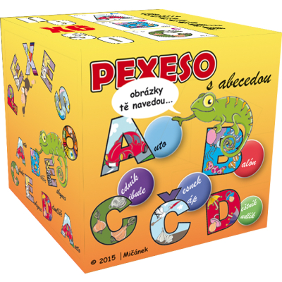 Pexeso box abeceda LUX