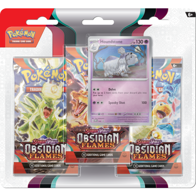 Pokémon TCG: SV03 Obsidian Flames - 3 Blister Booster - Eevee