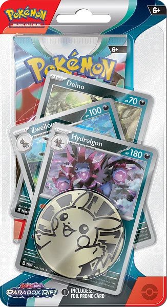 Nintendo Pokémon TCG: SV04 Paradox Rift - Premium Checklane Blister