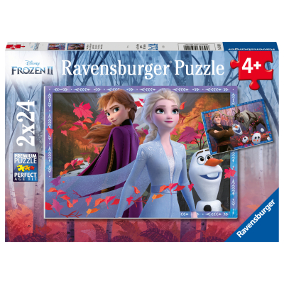 Puzzle 2x24 dílků Ledové království 2