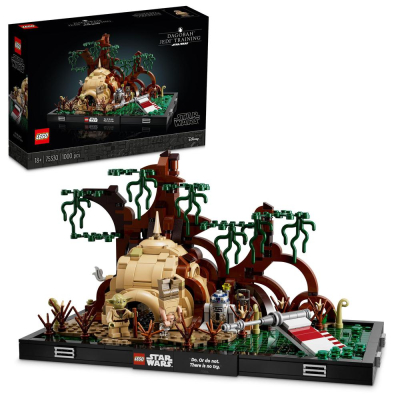 LEGO® Star Wars™ Jediský trénink na planetě Dagobah™ – diorama