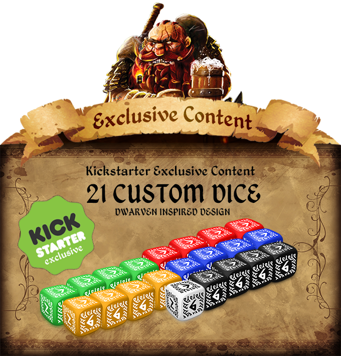 Final Frontier Games Cavern Tavern Dice Custom Set 21 kostek v ZIP sáčku