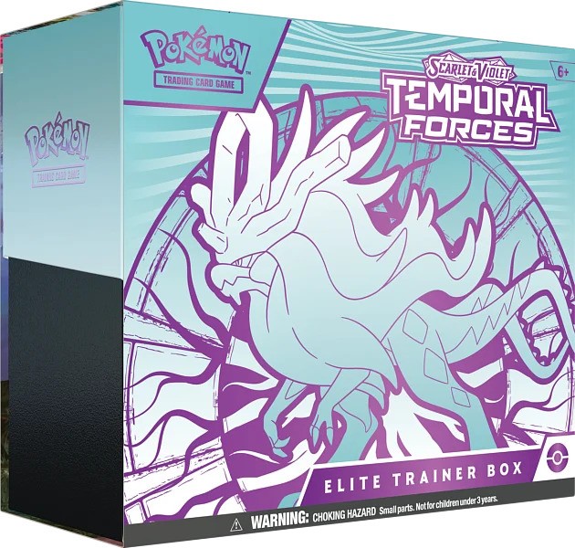 Nintendo Pokémon TCG: SV05 Temporal Forces - Elite Trainer Box Barva: Modrá