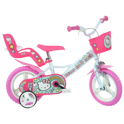 DINO Bikes - Dětské kolo 12" - Hello Kitty 2