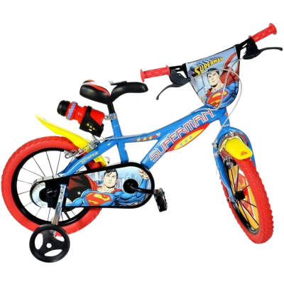 DINO Bikes - Dětské kolo 16" - Superman