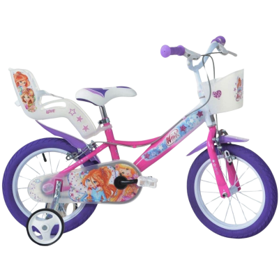 DINO Bikes - Dětské kolo 16" - Winx Club