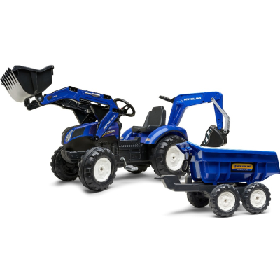 FALK Šlapací traktor 3090W New Holland T8 s nakladačem