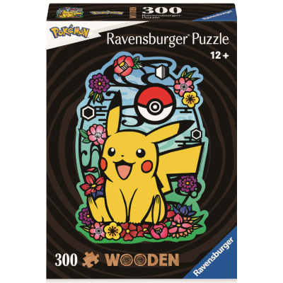 Ravensburger Dřevěné puzzle Pikachu 300 dílků