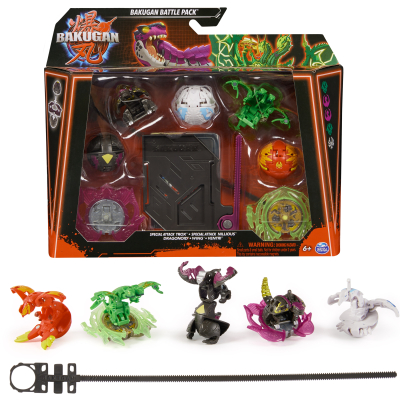 Bakugan 5 balení speciální útok trox  S6 solid