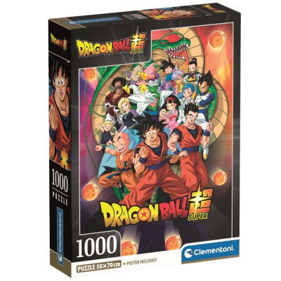 Clementoni - Puzzle 1000 Compact Anime Dragon ball