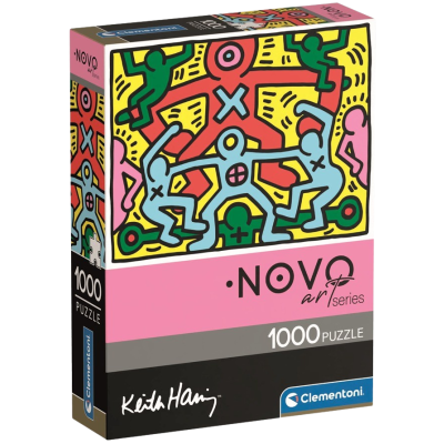 Clementoni - Puzzle 1000 Novo Art Series: Keith Haring 3