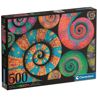 Clementoni - Puzzle 500 Color Boom Curly Tails