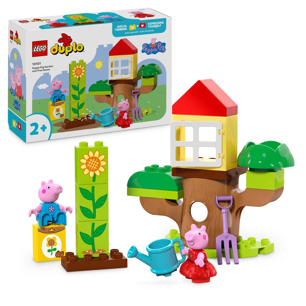 LEGO® Prasátko Peppa – zahrada a dům na stromě 10431