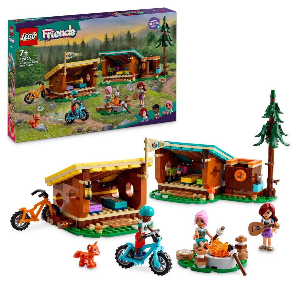 LEGO® Útulné chatky na dobrodružném táboře 42624