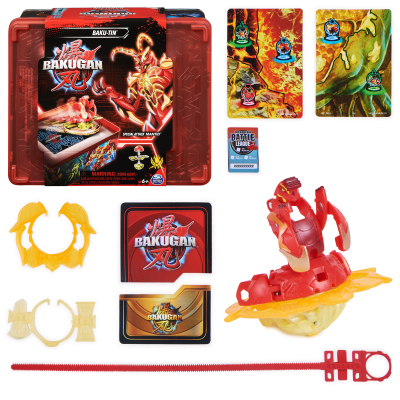 Spin Master Bakugan Sběratelská plechová krabice S6