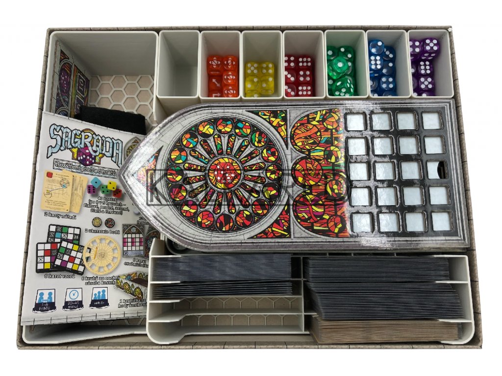 Kalkared Insert pro Sagradu (975) (Insert for Sagrada)