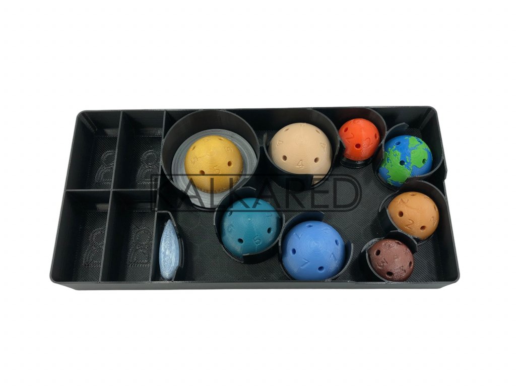 Kalkared Vesmírná loď Interstellar Insert (89860) Varianta: Naše planety + krabička