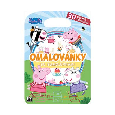 Omalovánky se samolepkami/ Peppa