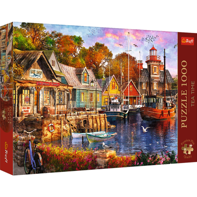 Puzzle Mořský přístav 1000 dílků Puzzles Premium Plus