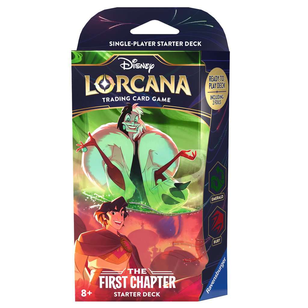 Ravensburger Disney Lorcana: The First Chapter - Starter Deck Emerald & Ruby