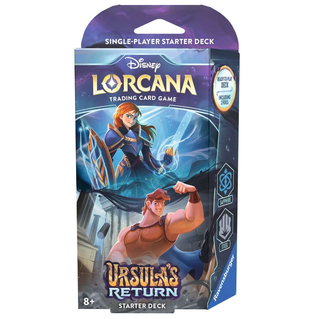 Ravensburger Disney Lorcana: Ursula's Return - Starter Deck Sapphire & Steel