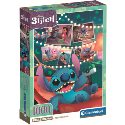 Clementoni - Puzzle 1000 Disney Stich